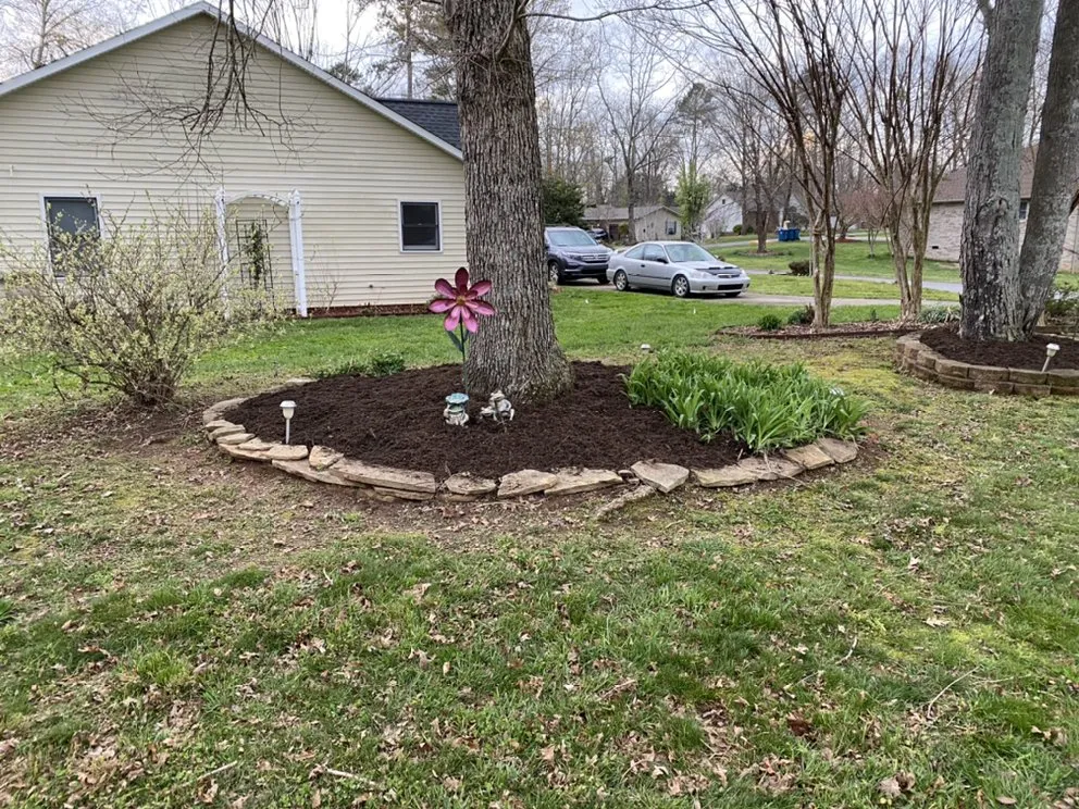 Custom yard cleanup service in Taylorsville, NC by Catawba Landscaping