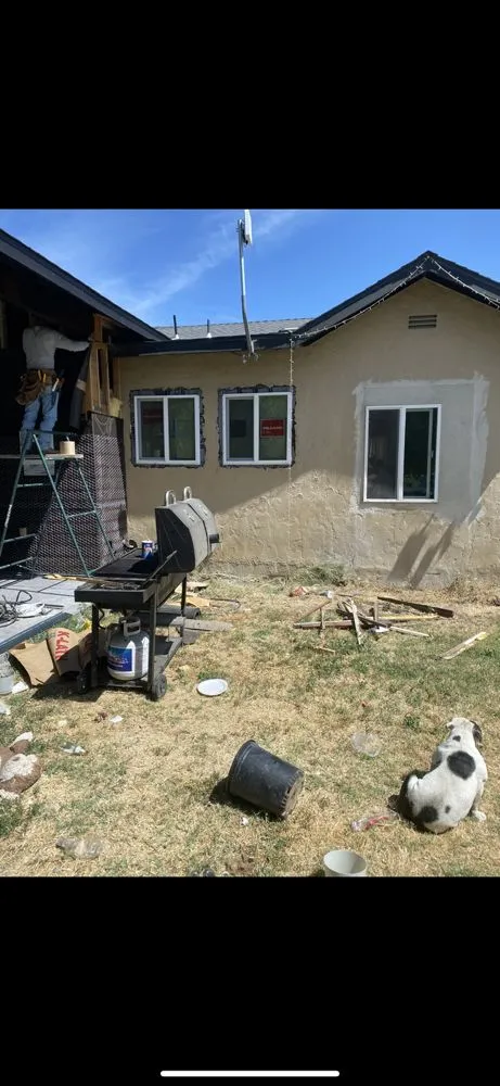 Custom lawn care service with custom design in Riverbank, CA by Cati-Monter Stucco