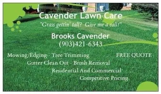Cavender Lawn Care Logo