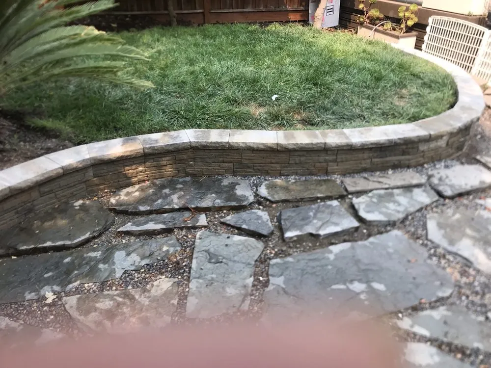 Professional yard cleanup service with custom design in Santa Cruz, CA by Cazares Landscaping