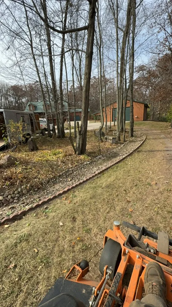 Local landscape installation with custom design in Wautoma, WI by C&B Farms Contracting