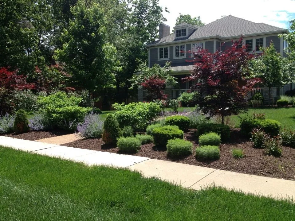 Professional residential landscaping with custom design across Kirkwood, MO - CB Home Improvement