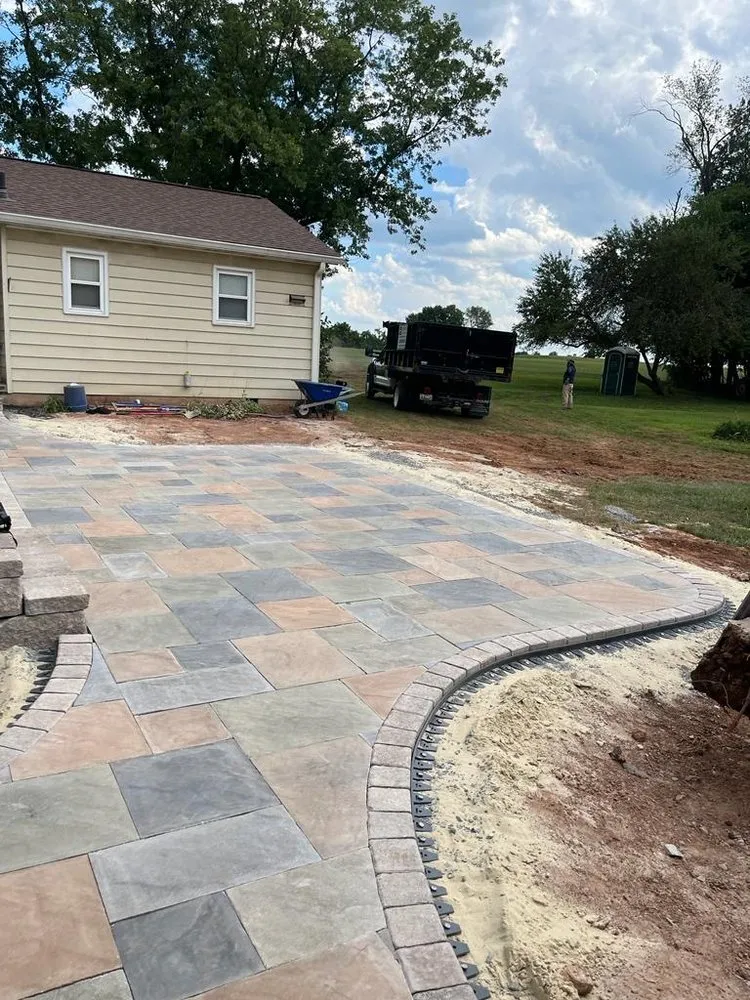 Custom residential landscaping in Frederick, MD by CB Landscape And Paint
