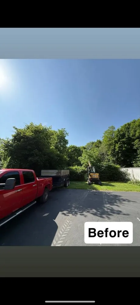Custom landscape installation for homes in Bowdoin, ME by CB Landscaping