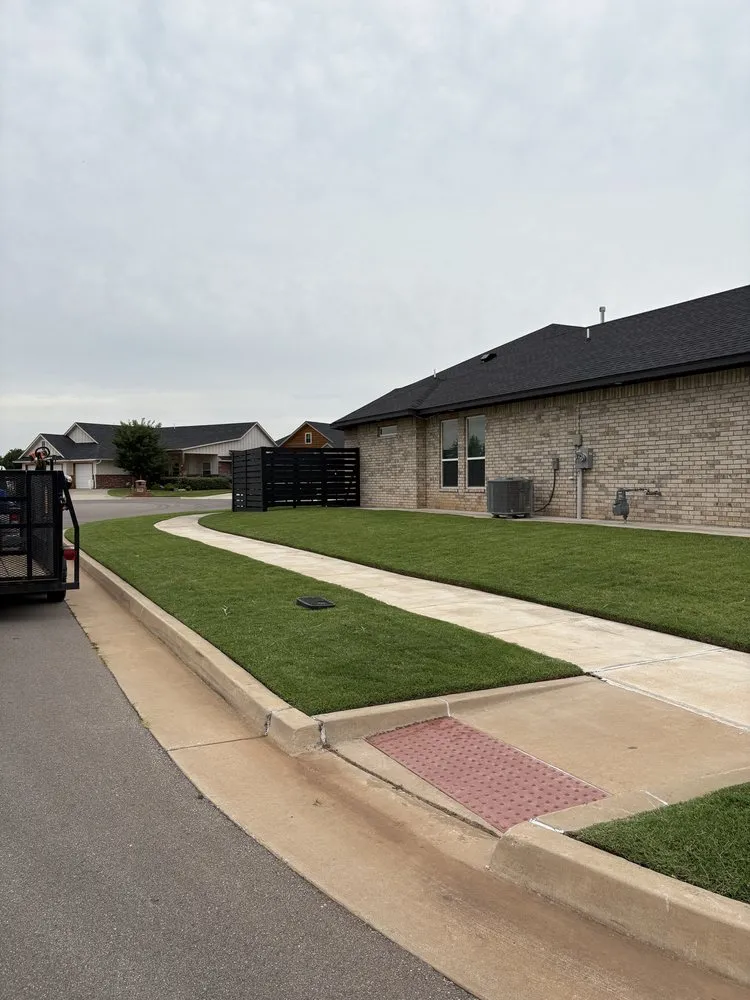 Reliable yard cleanup service for residential properties in El Reno, OK by CB Landscaping