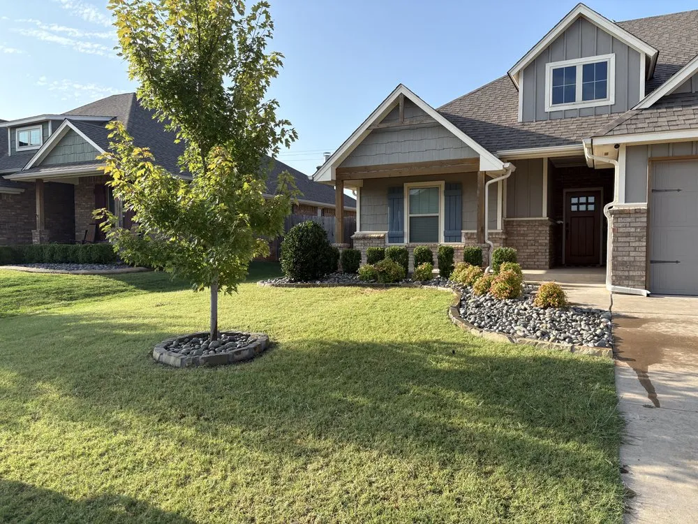 Local residential landscaping in El Reno, OK by CB Landscaping