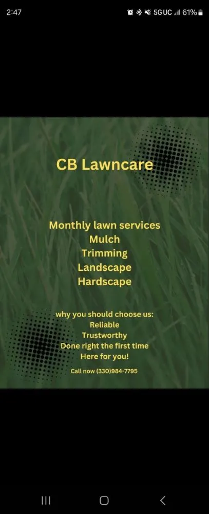 Professional lawn care service near you in East Canton, OH by CB Lawn Care & Snow Removal