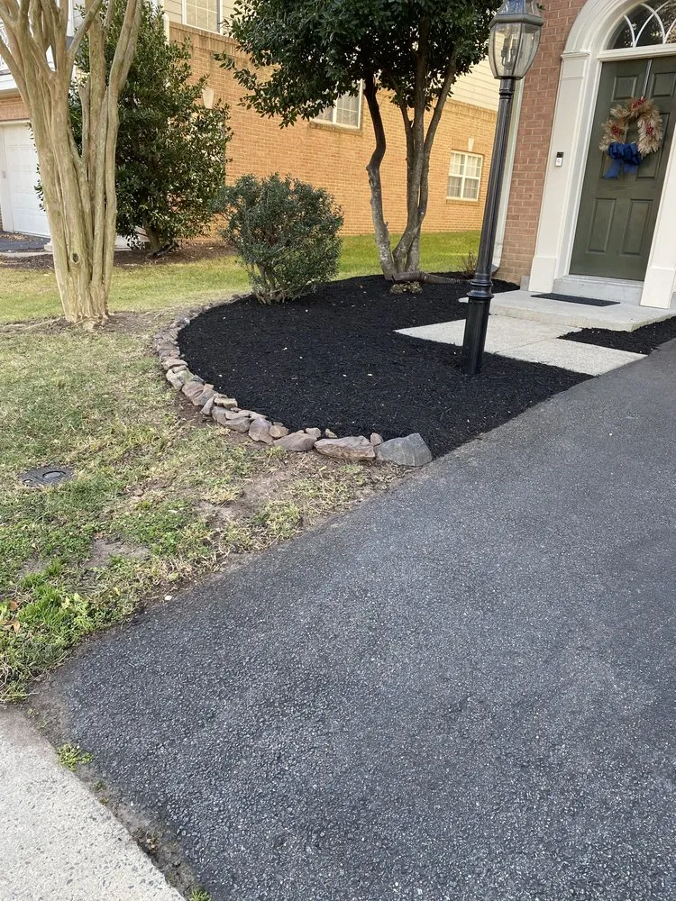 Professional outdoor landscaping in Fairfax, VA by C&B Lawn Landscaping