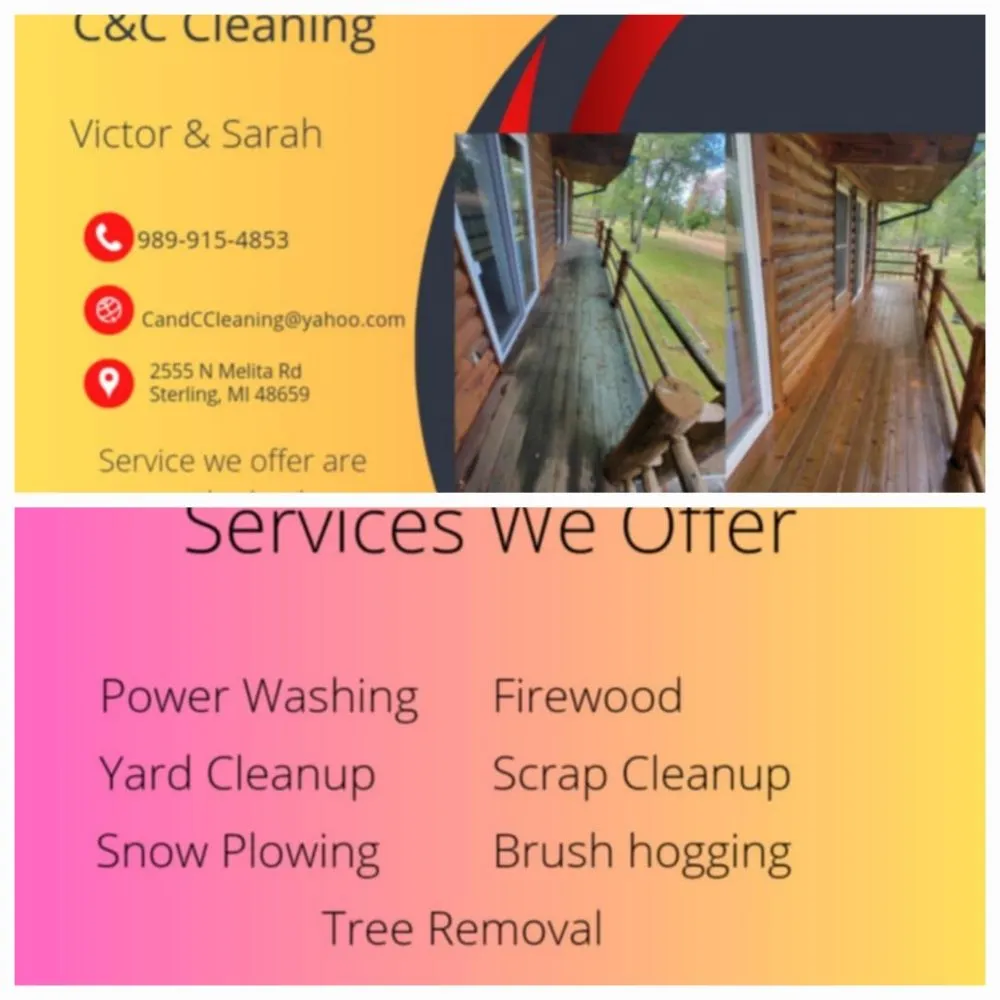 Professional garden landscaping in Sterling, MI - C&C Cleaning