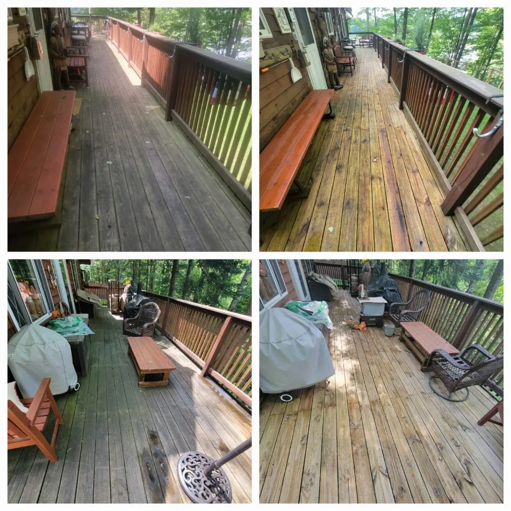 Custom garden landscaping for year-round maintenance in Sterling, MI by C&C Cleaning