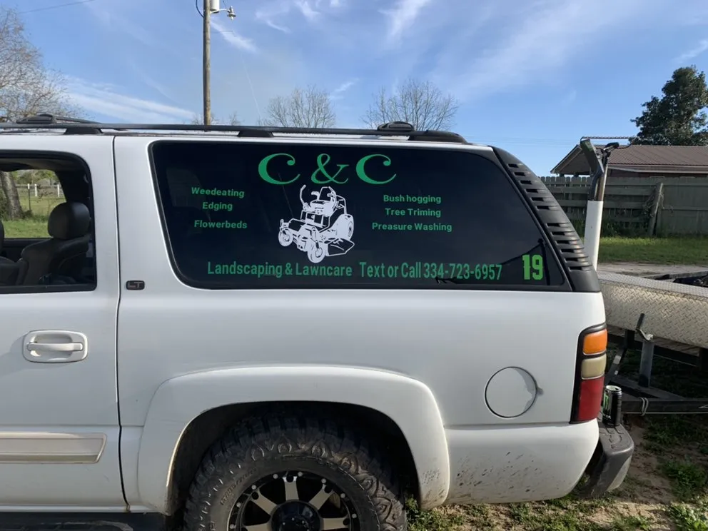Professional yard cleanup service with custom design in Kinston, AL by C&C landscape and lawn care