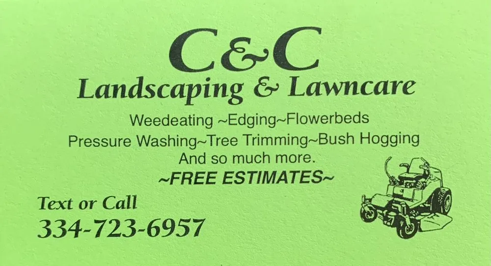 Reliable residential landscaping experts serving Kinston, AL - C&C landscape and lawn care