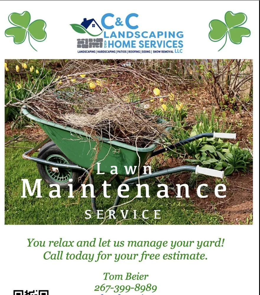 Reliable residential landscaping in Yardley, PA by C&C Landscaping and Home Services