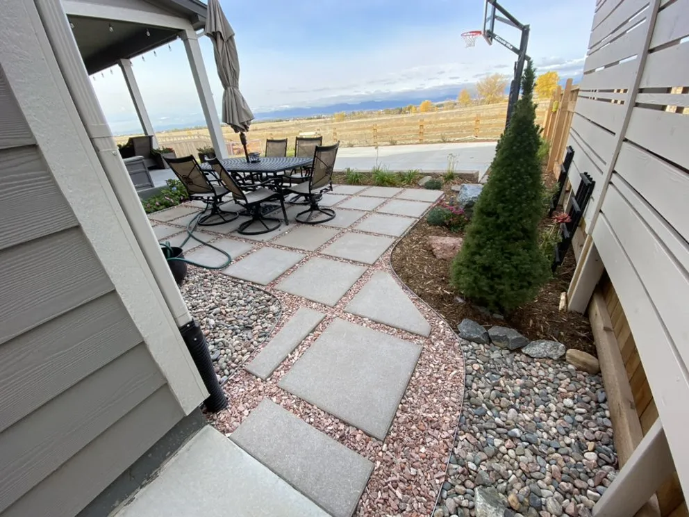 Custom outdoor landscaping with custom design across Longmont, CO - C&C Landscaping