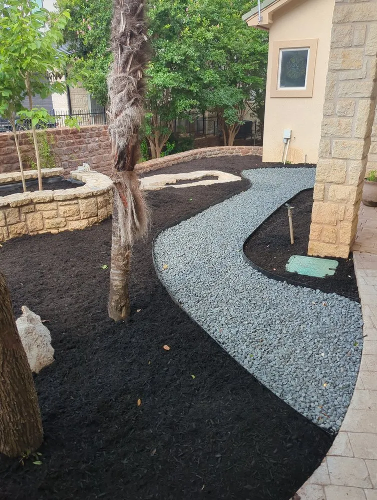 Trusted garden landscaping in Marble Falls, TX by C&C Lawn Care