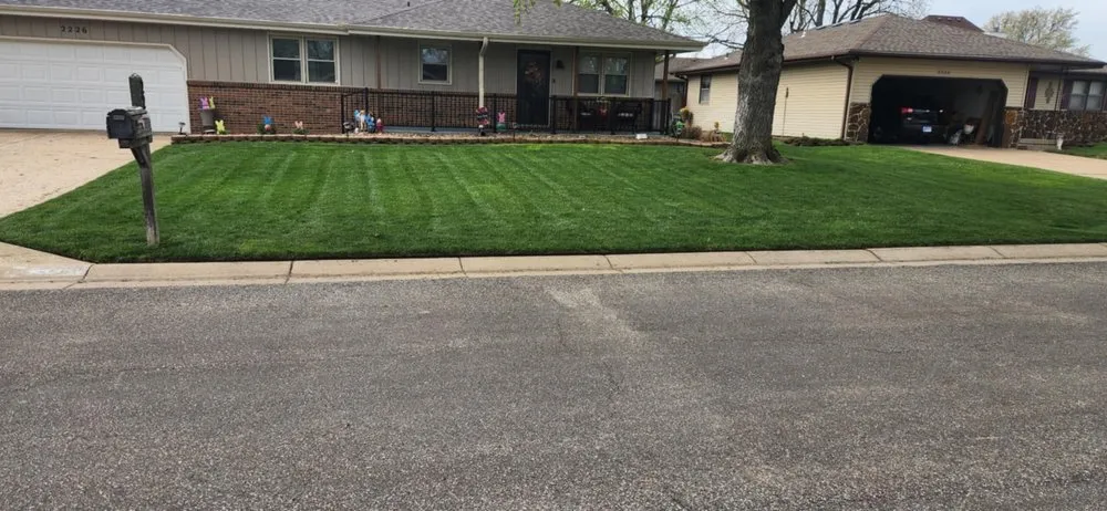 Expert garden landscaping for year-round maintenance in Salina, KS by C&C Lawn Care