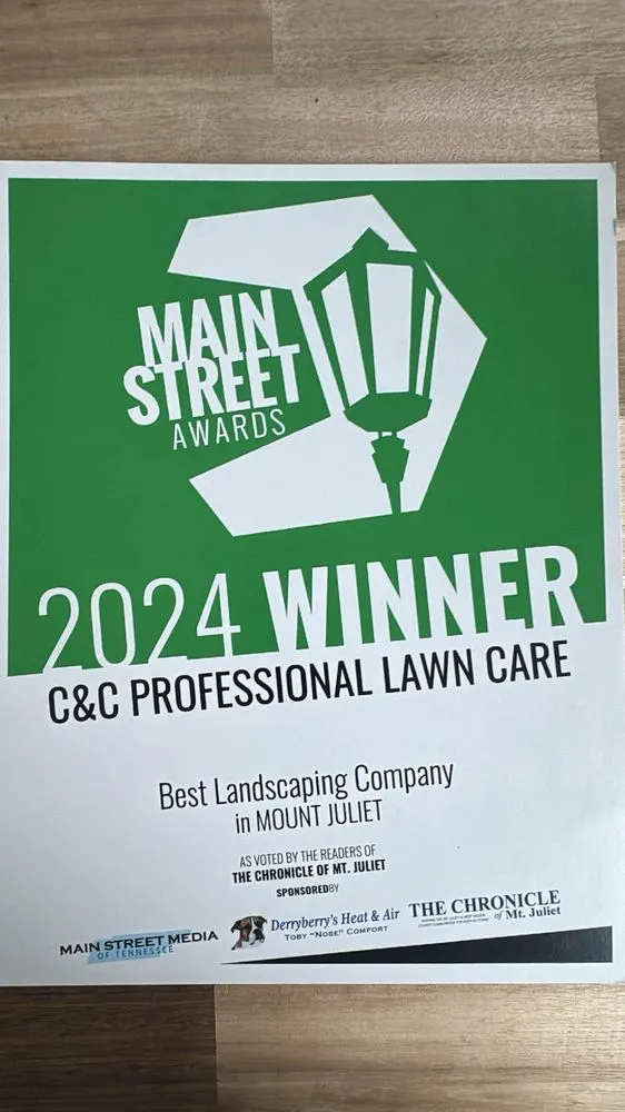 Reliable garden landscaping in Mt. Juliet, TN by C&C Professional Lawn Care