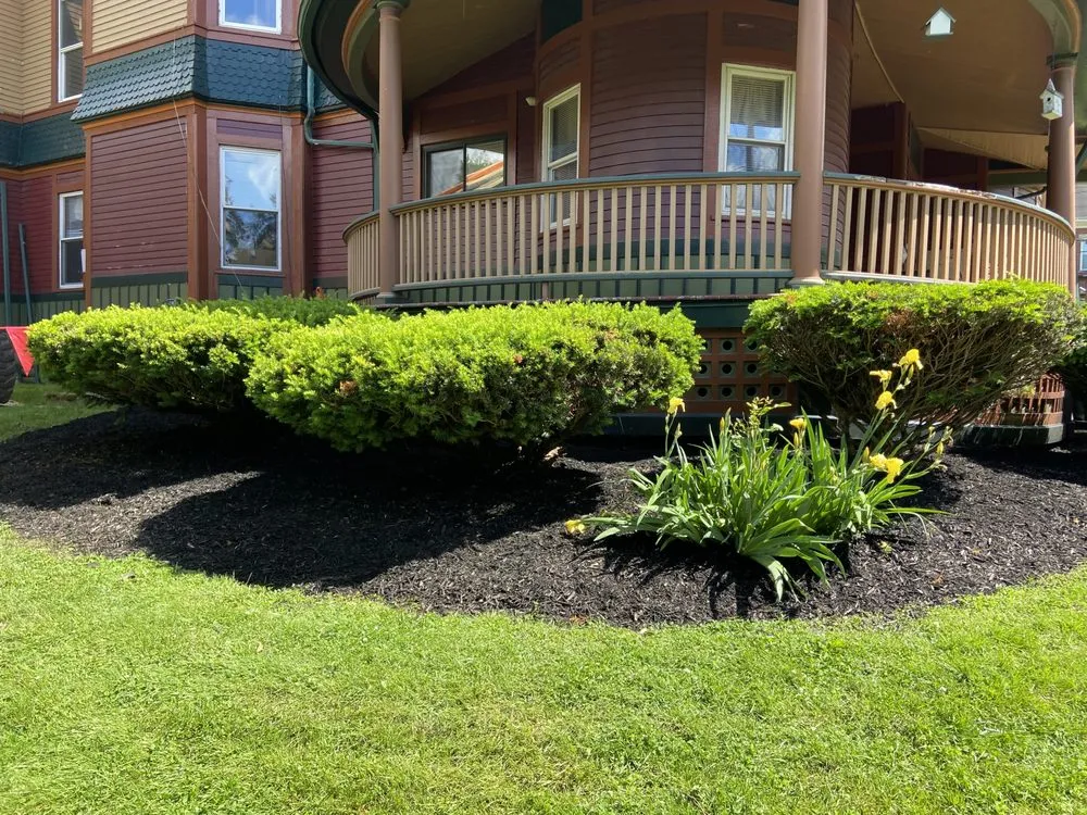 Custom garden landscaping in Jamestown, NY by C&C Property Maintenance