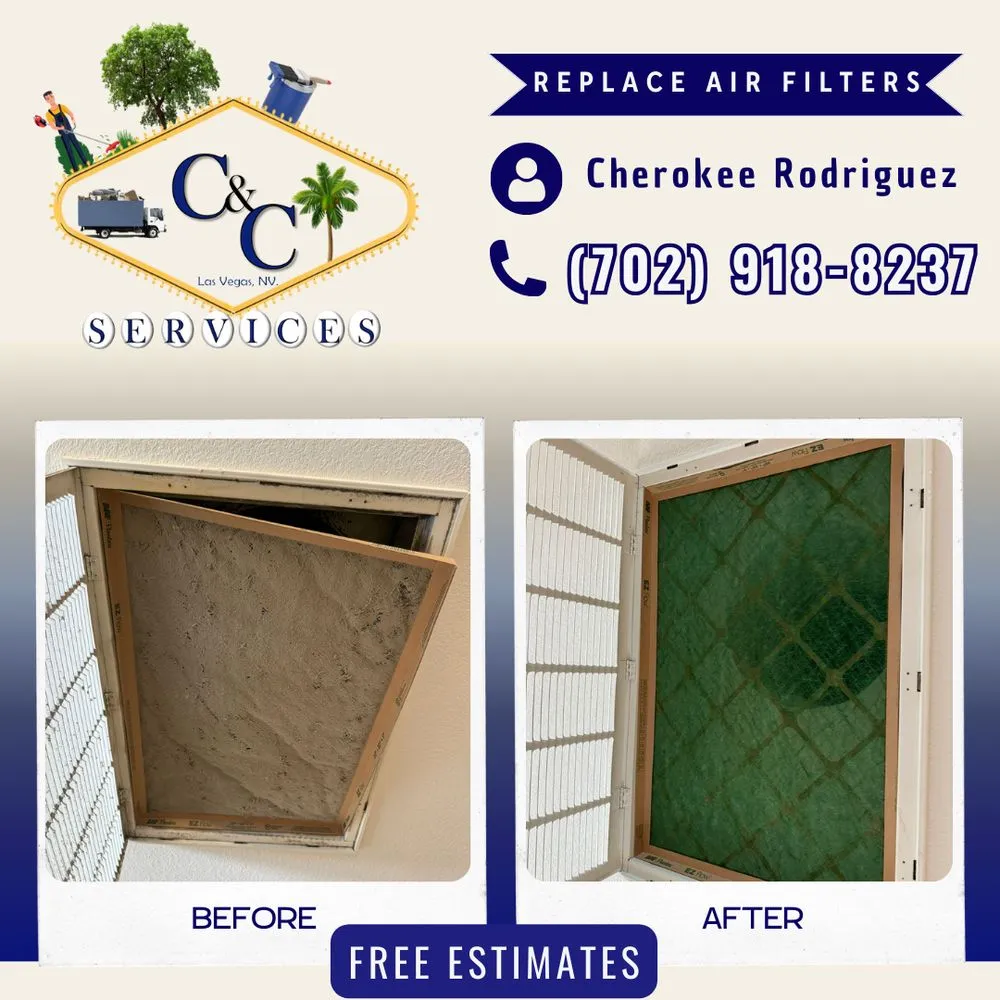 Expert outdoor landscaping for homes in North Las Vegas, NV by C&C Services