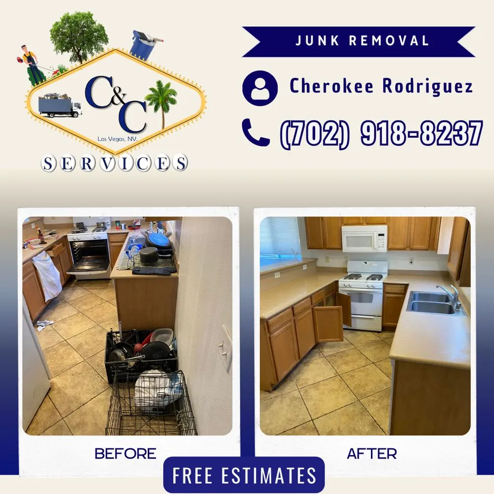 Reliable lawn mowing service in North Las Vegas, NV by C&C Services