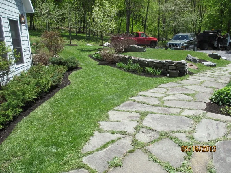 Professional lawn care service in Waterbury, VT by C&C Services