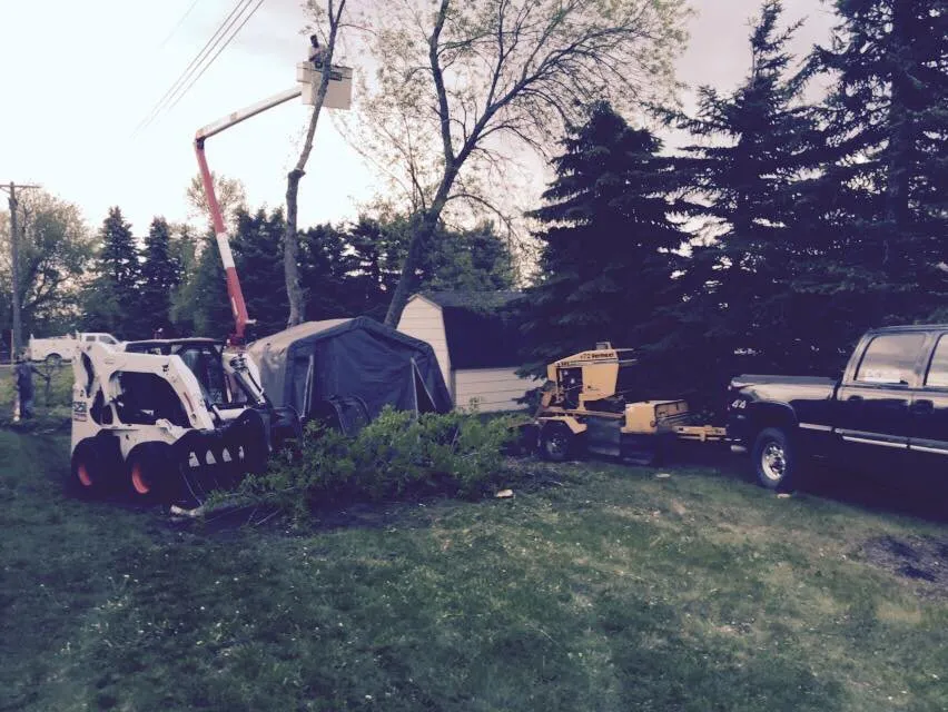 Professional garden landscaping in Minot, ND by C&C Tree & Snow