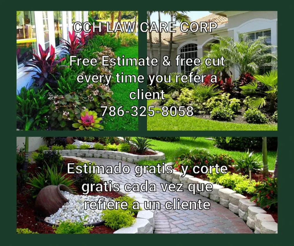 Professional lawn mowing service for beautiful yards across Miami, FL - CCH Lawn Care