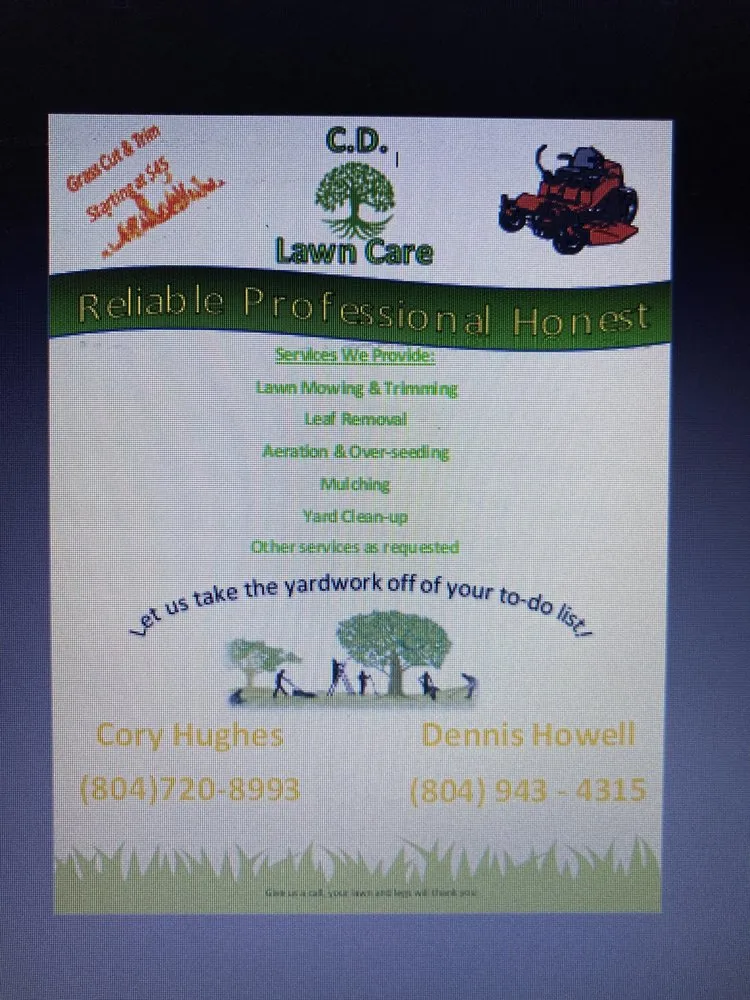 Reliable lawn care service experts serving Ettrick, VA - CD Lawn Care