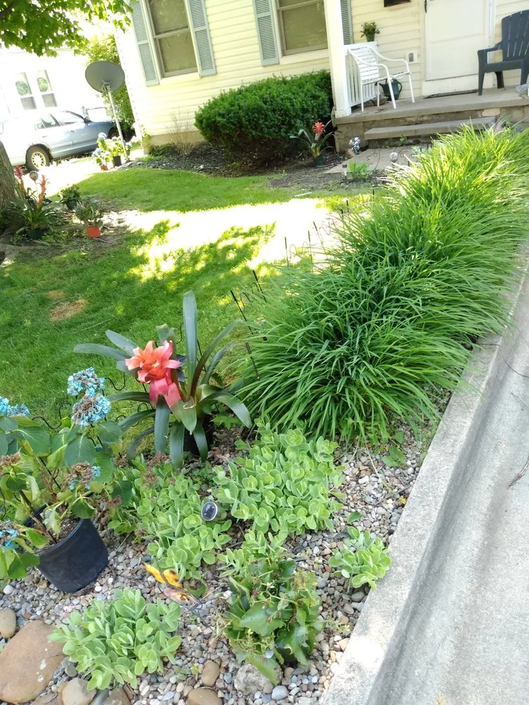 Expert garden landscaping with custom design in Akron, OH by Cdf Landscaping