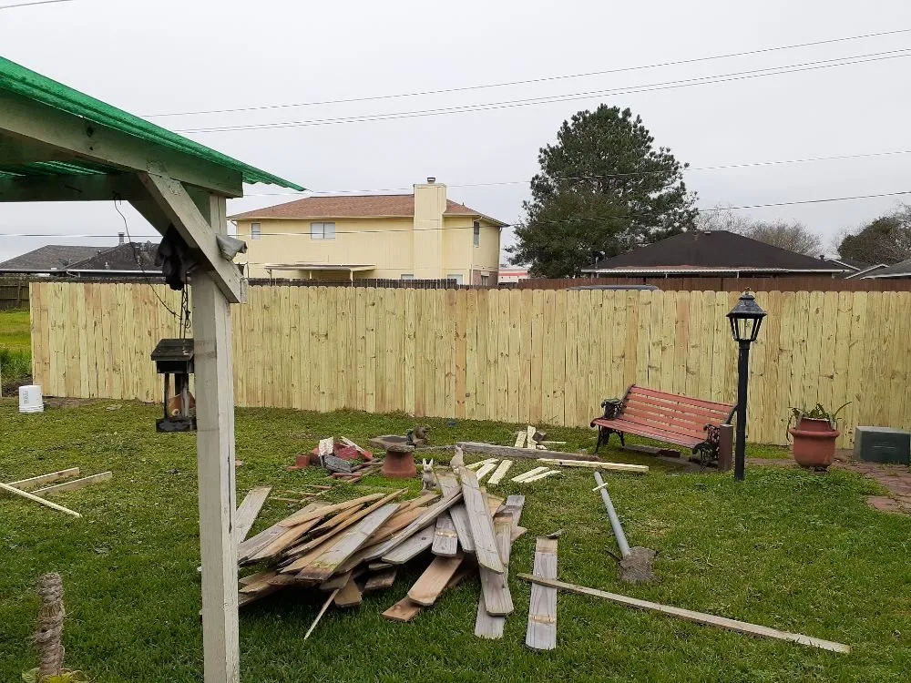 Custom outdoor landscaping in Pasadena, TX by Cdh Improvements