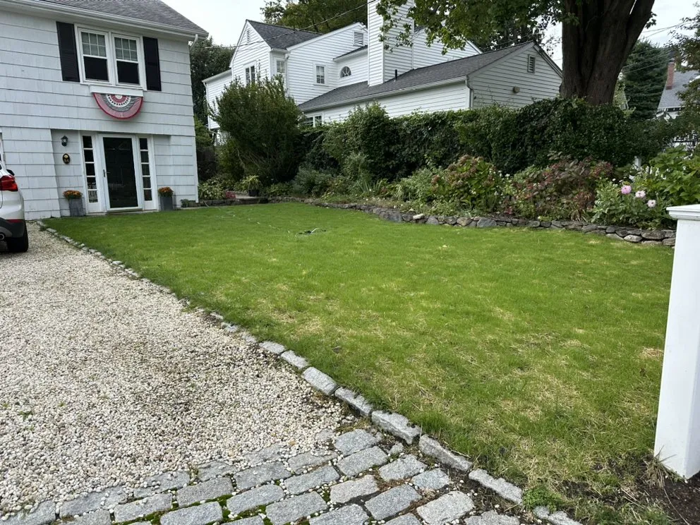 Professional lawn mowing service for outdoor upgrades in Stamford, CT by CDM Landscaping Services