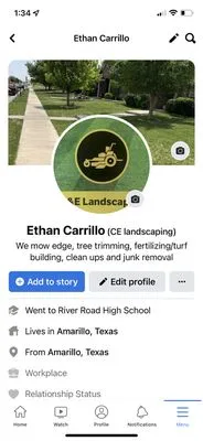 C&E Landscaping Logo