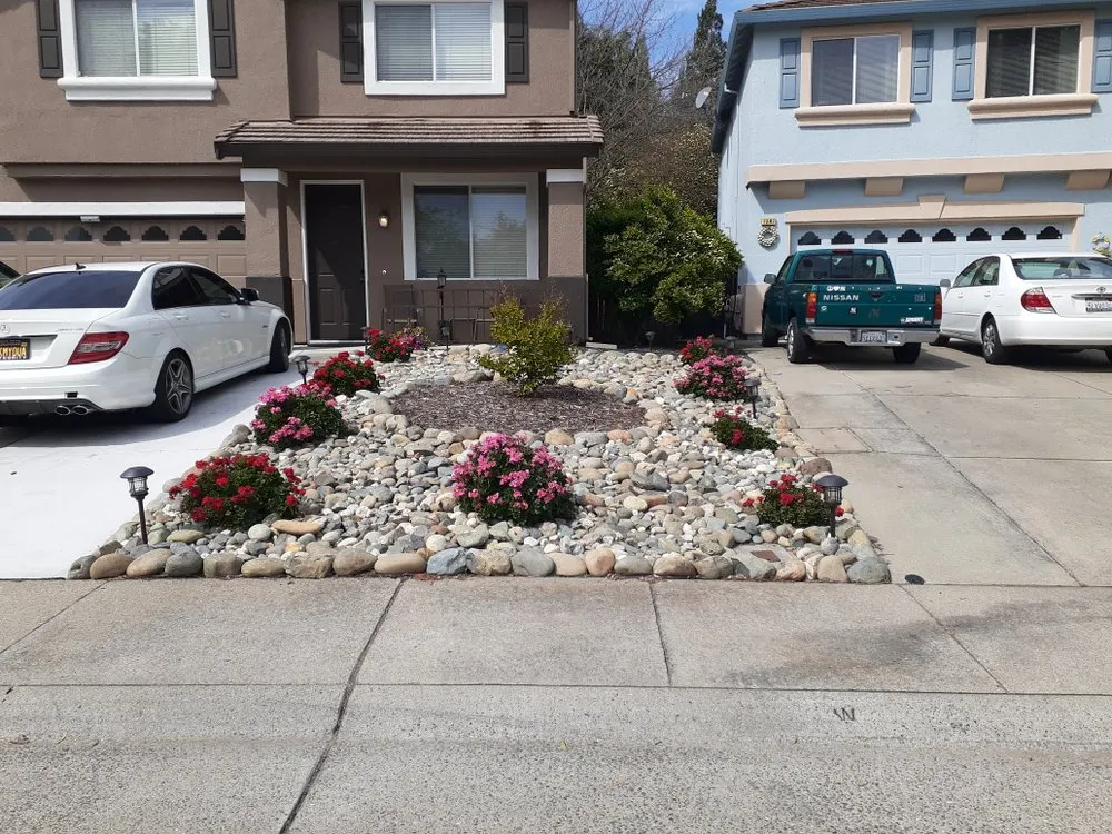 Custom landscaping services near you in Sacramento, CA by C&E Lawn Care Service