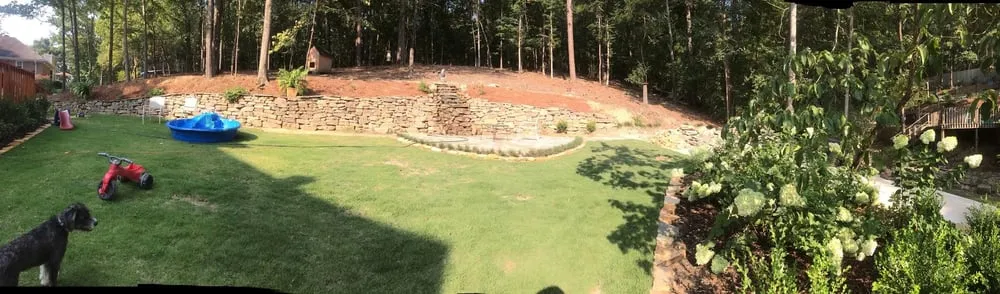 Custom landscape installation in Pelham, AL - CE Outdoors