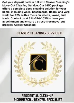 Ceaser Cleaning services Logo