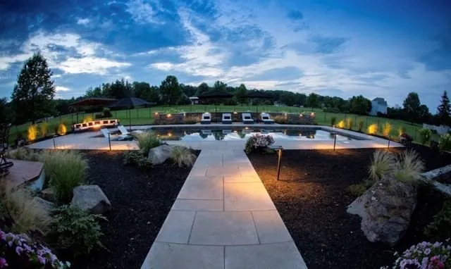 Professional lawn mowing service with custom design across Pennington, NJ - Cedar Creek Landscapes