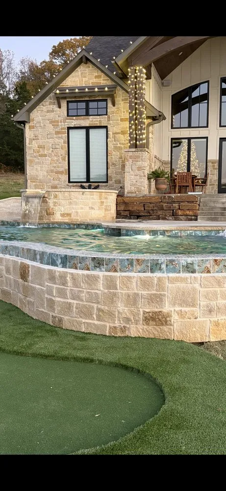Top-rated outdoor landscaping near you in Kemp, TX by Cedar Creek Pools