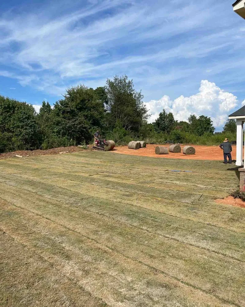 Expert landscape installation for homes in Roebuck, SC by Cedar Ridge Landscaping