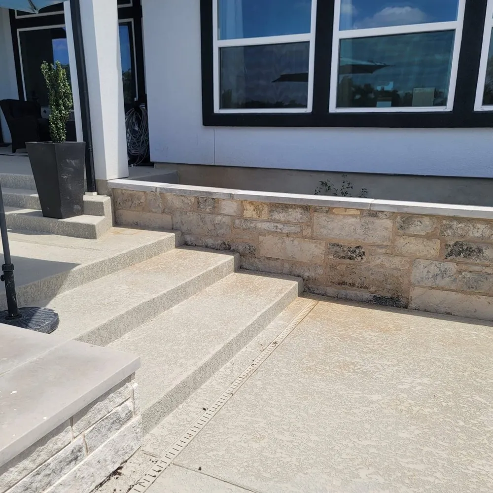 Custom landscape installation in Red Rock, TX - Cedar Valley Landscape