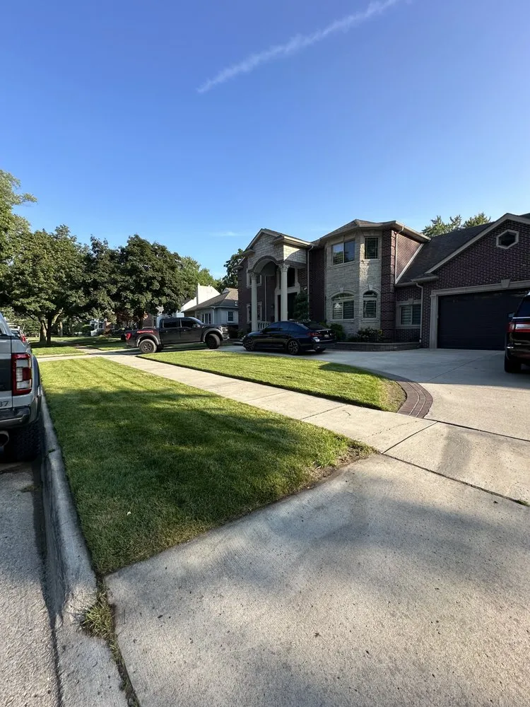 Professional landscape installation in Dearborn Heights, MI by Cedarland Landscaping Services