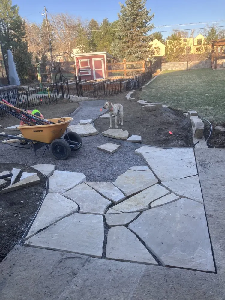 Custom yard cleanup service for homes in Denver, CO by Cedarwood Gardenscapes