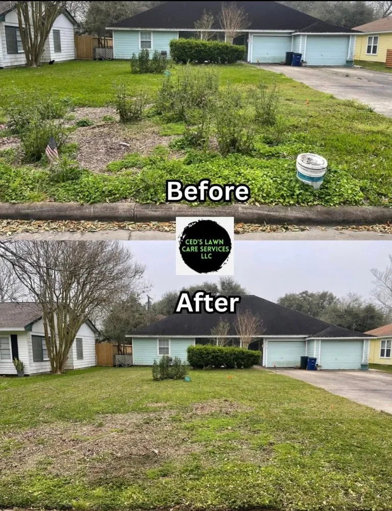Affordable landscape design for homes across League City, TX - Ced's Lawn Care Service