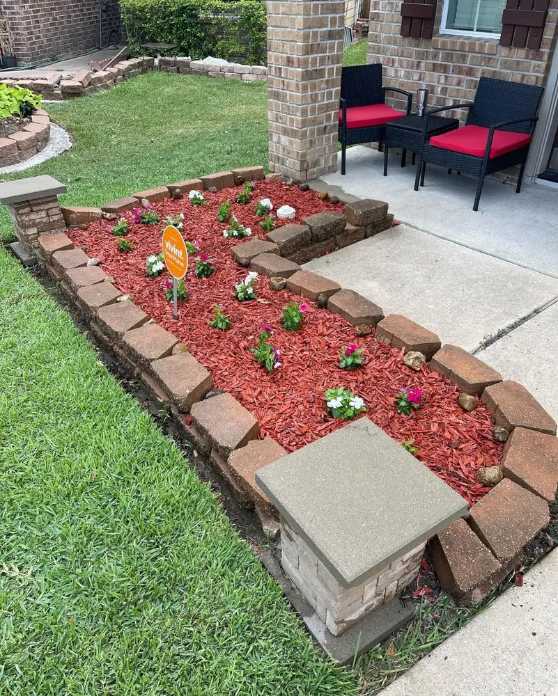 Affordable landscape design for residential properties across League City, TX - Ced's Lawn Care Service
