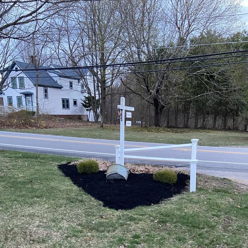 Custom landscape installation in Hampstead, NH - Cegelis Landscaping