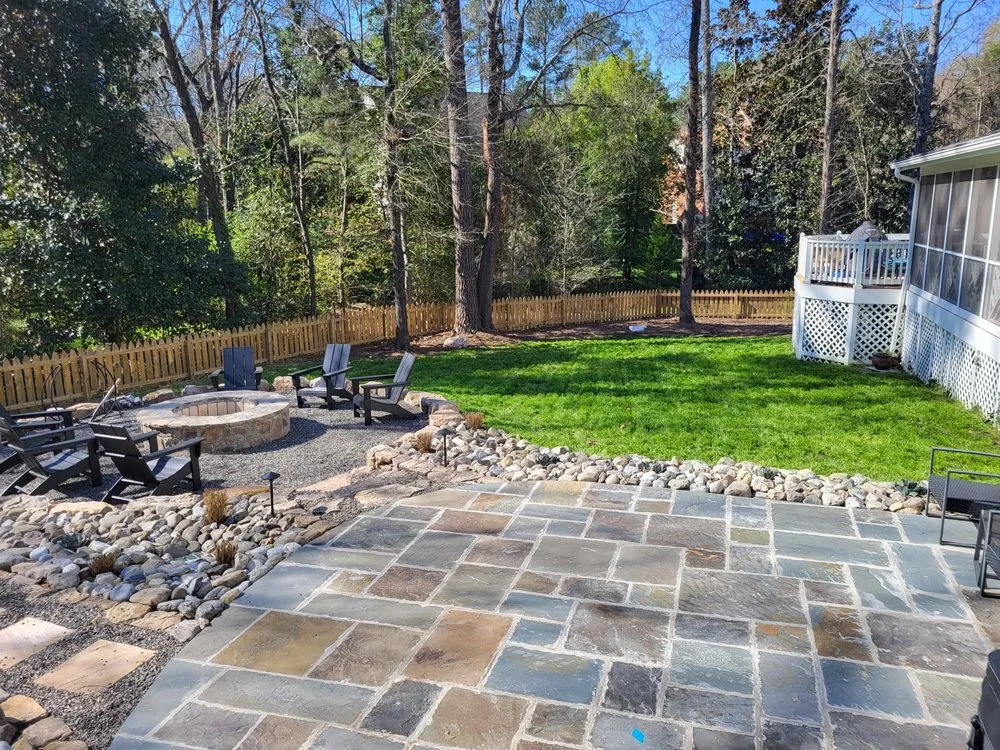 Custom lawn mowing service for homes across Chapel Hill, NC - Celestial Landscaping