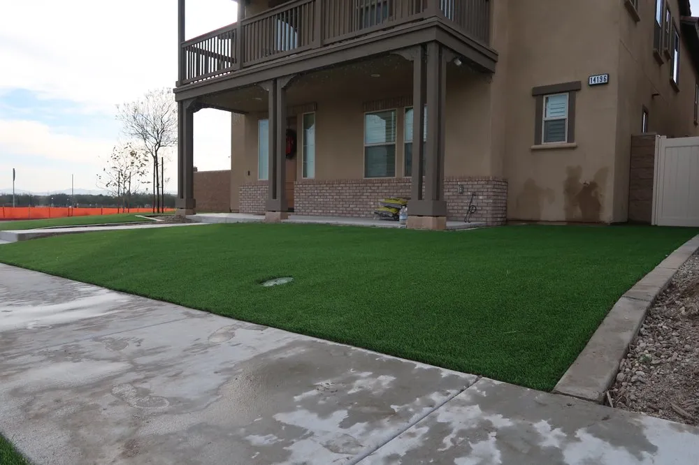 Custom landscape installation for residential properties across Rancho Cucamonga, CA - Celestinos Artificial Turf