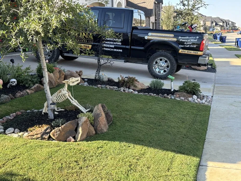 Custom outdoor landscaping in Celina, TX - Celina Home Services
