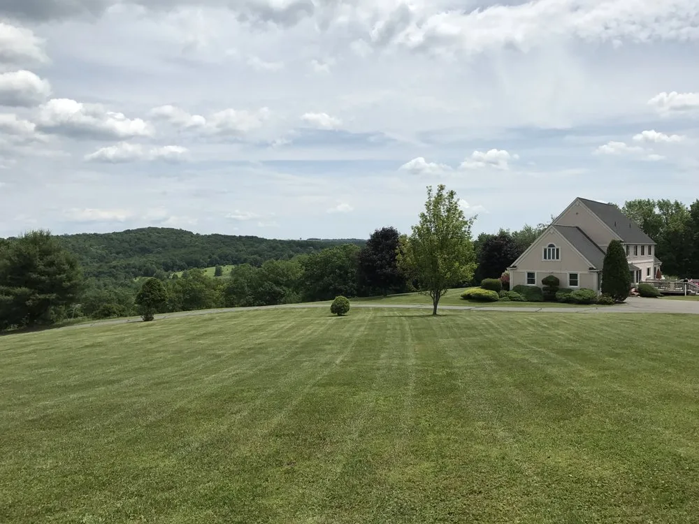 Custom lawn care service with custom design in Honesdale, PA by Celtic Greens Lawn Service