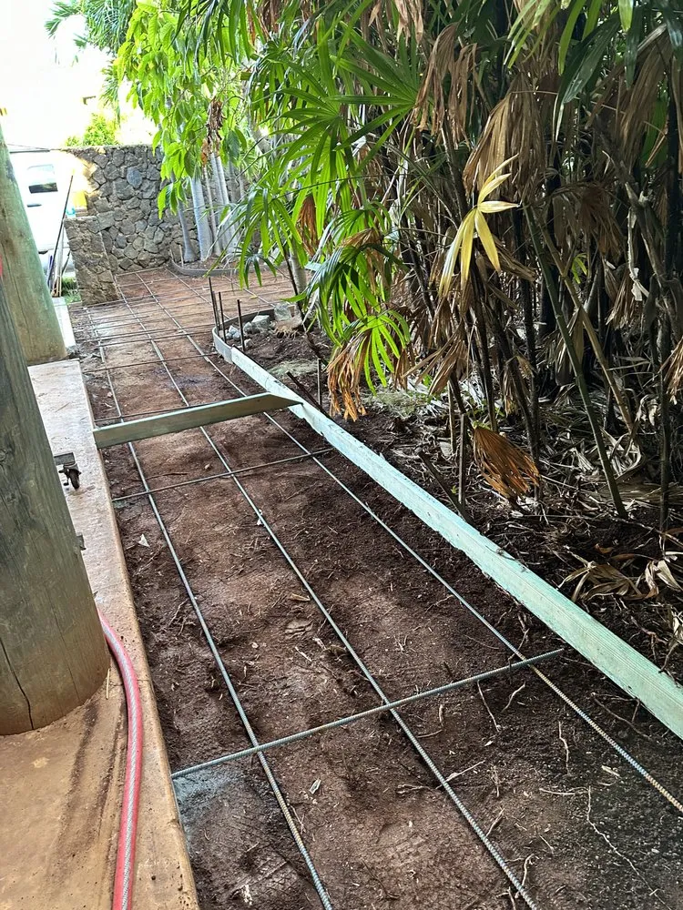 Professional landscape installation for beautiful yards in Honolulu, HI by Cement And Stone Hawaii