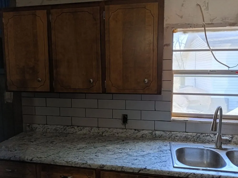 Custom outdoor landscaping with custom design in Greenwood, AR by Cenovia Enterprise